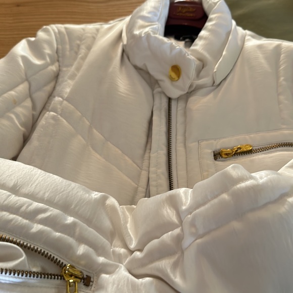 White Bebe Puffer Coat - Picture 10 of 12